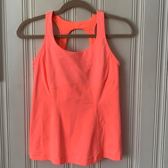 lululemon athletica Tops - Lululemon Tank Orange/Peach Size 8